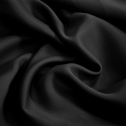 Blockout Curtain Blackout Curtains Eyelet Room 102x160cm Black