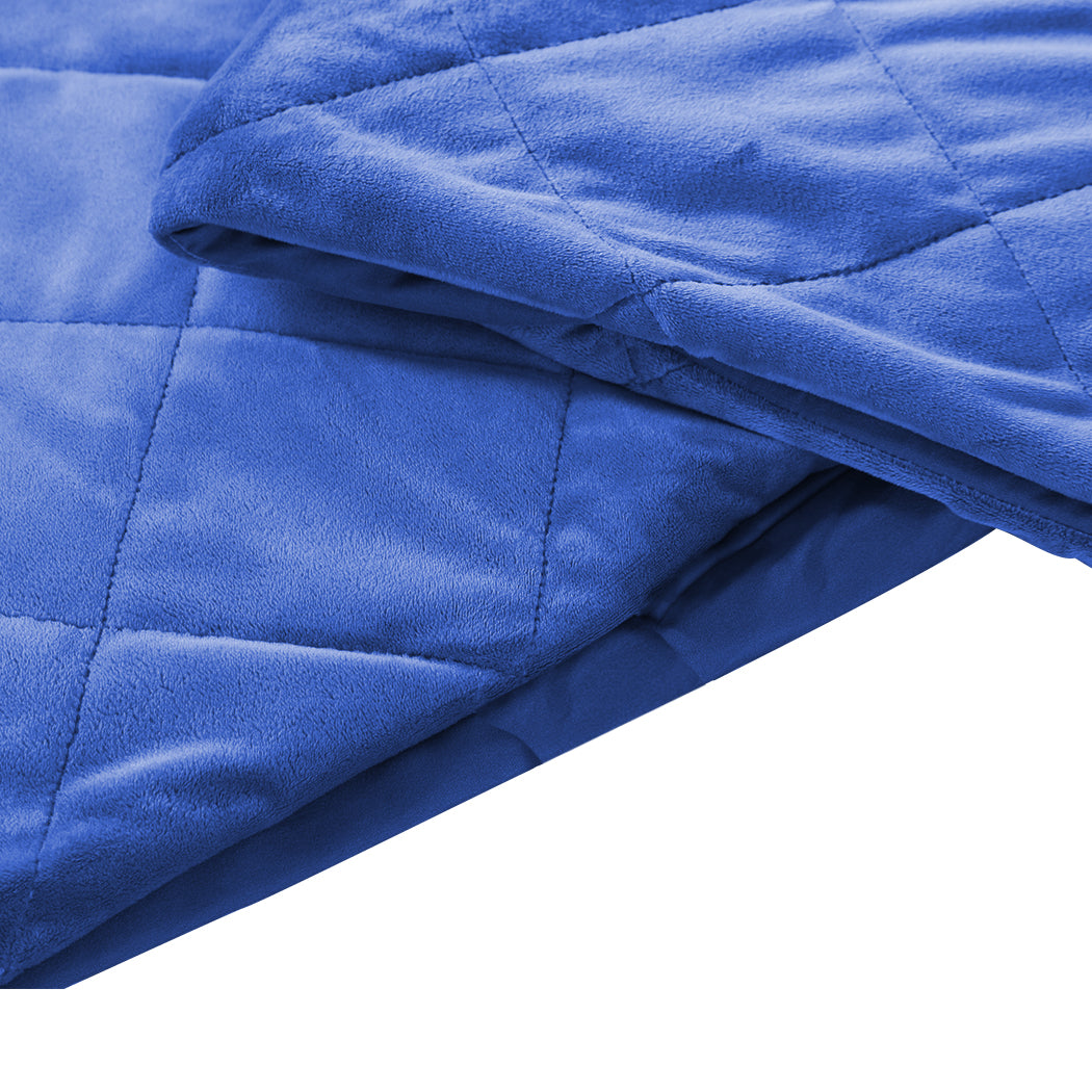 2KG Kids Anti Anxiety Weighted Blanket Gravity Blankets Blue Colour