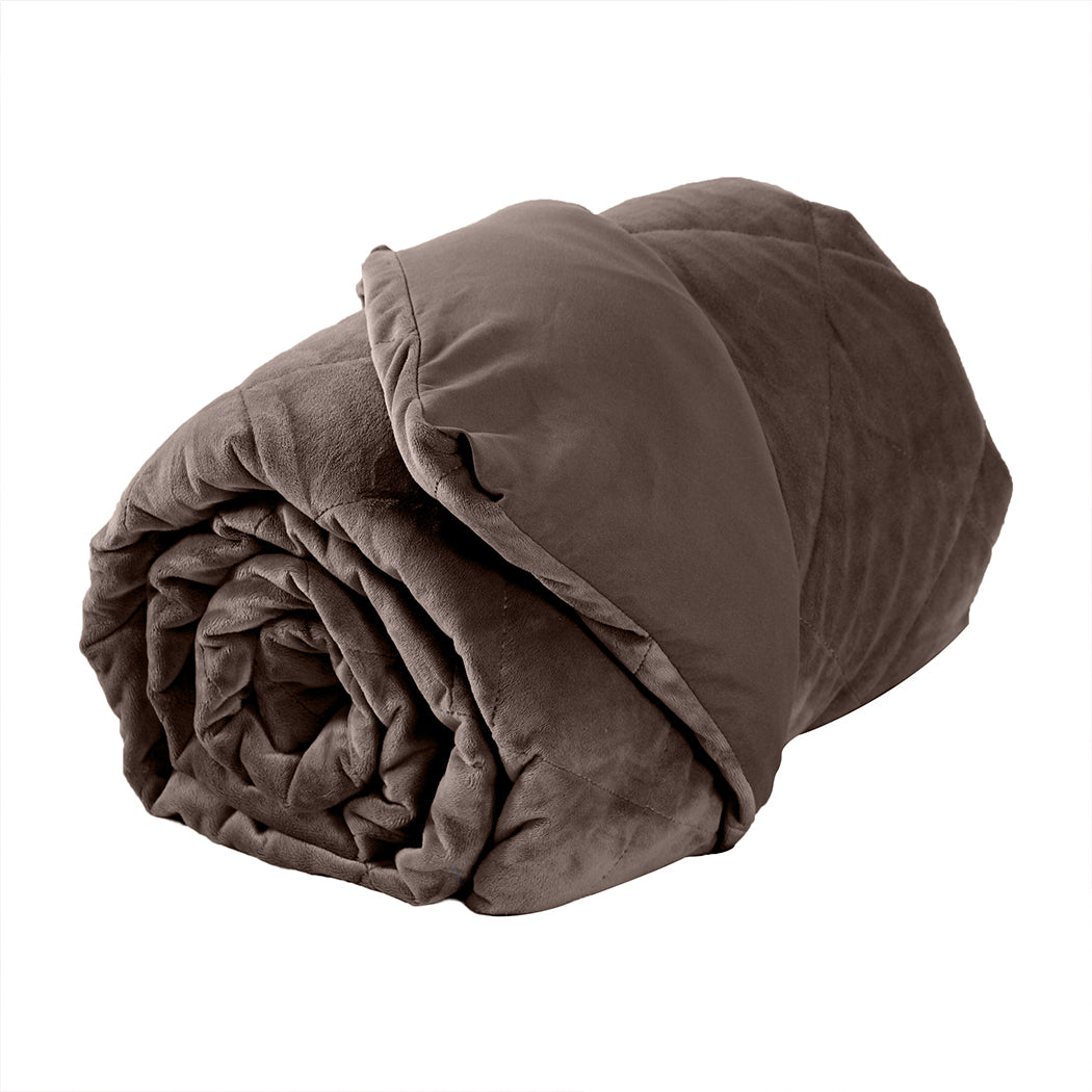 2KG Kids Anti Anxiety Weighted Blanket Gravity Blankets Mink Colour