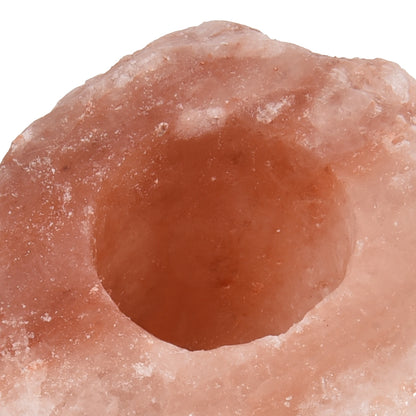 4x New Himalayan Salt Tealight Candle Holder Decor Natural Crystal Ionizer Home