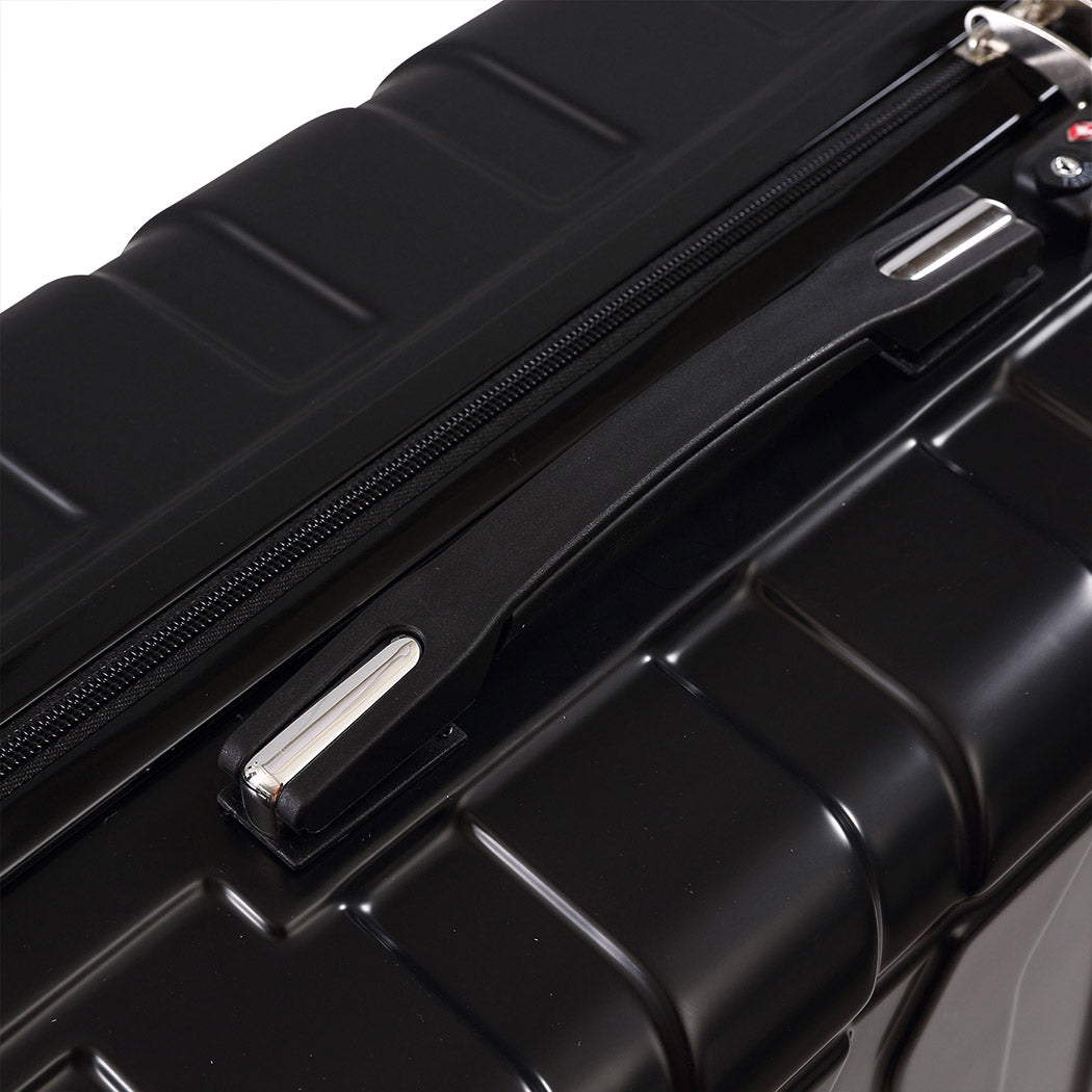 Navy Blue 3 Pcs ABS PC Luggage Set