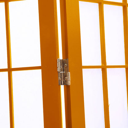 3 Panel Free Standing Foldable  Room Divider Privacy Screen  Wood Frame