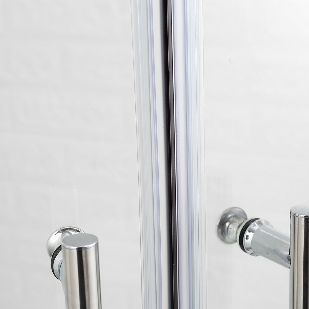 Shower Screen Screens Door Seal Enclosure Glass PanelCurved900x900x1900mm