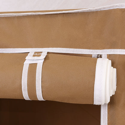 Portable Wardrobe Clothes Closet Storage Cabinet Organizer With Shelves