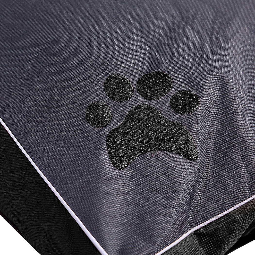 Pet Bed Mattress Dog Cat Pad Mat Summer Winter Cushion Pillow Size M Black