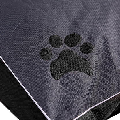 Pet Bed Mattress Dog Cat Pad Mat Summer Winter Cushion Pillow Size M Black