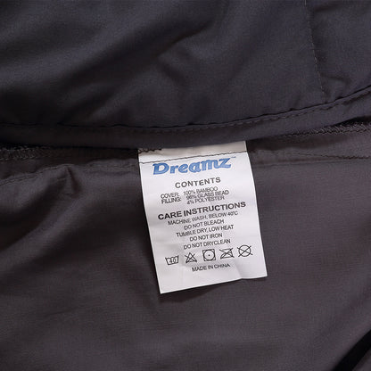 11KG Weighted Blanket Promote Deep Sleep Anti Anxiety Double Dark Grey