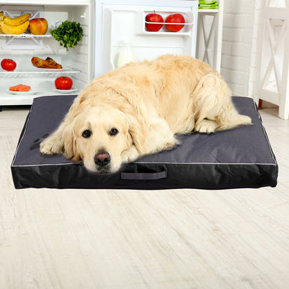 Pet Bed Mattress Dog Cat Pad Mat Summer Winter Cushion Pillow Size M Black