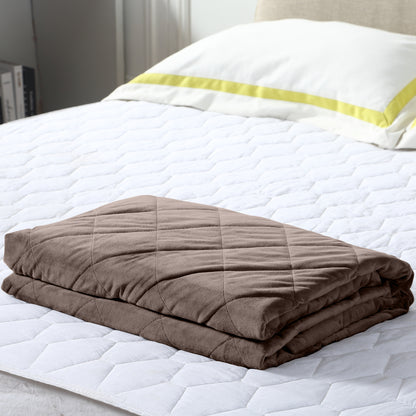 2KG Kids Anti Anxiety Weighted Blanket Gravity Blankets Mink Colour