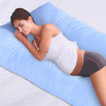 Sky Blue Pregnancy Pillow Cover