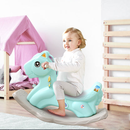 BoPeep Kids Rocking Horse Toddler Baby Horses Pony Ride On Toy Balance Rocker