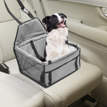 GREY Pet Car Booster Seat Puppy Cat Dog Auto Carrier Travel Protector Safety