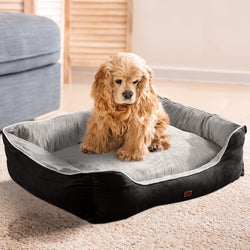Pet Bed Mattress Dog Cat Pad Mat Puppy Cushion Soft Warm Washable M Grey