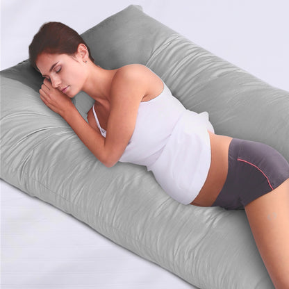 Maternity Pregnancy Pillow Cases Grey