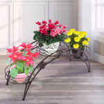 Plant Stand Outdoor Indoor Metal Flower Pots