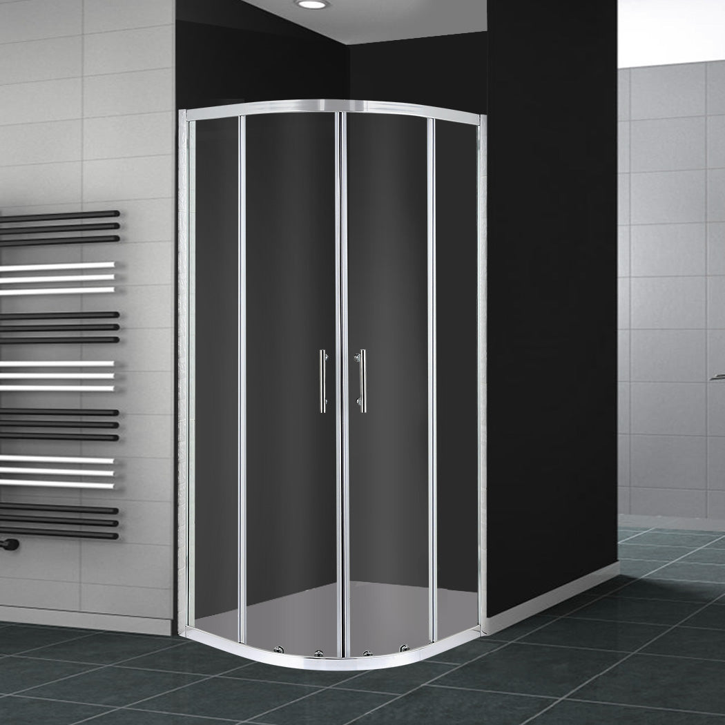 Shower Screen Screens Door Seal Enclosure Glass PanelCurved900x900x1900mm