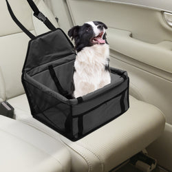 BLACK Pet Car Booster Seat Puppy Cat Dog Auto Carrier Travel Protector Safety