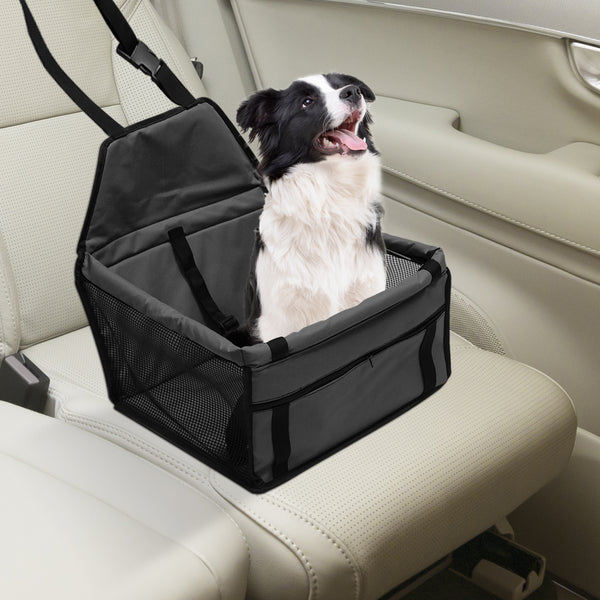  BLACK Pet Car Booster Seat Puppy Cat Dog Auto Carrier Travel Protector Safety