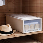 2x Plastic Wide Drawer Shoes