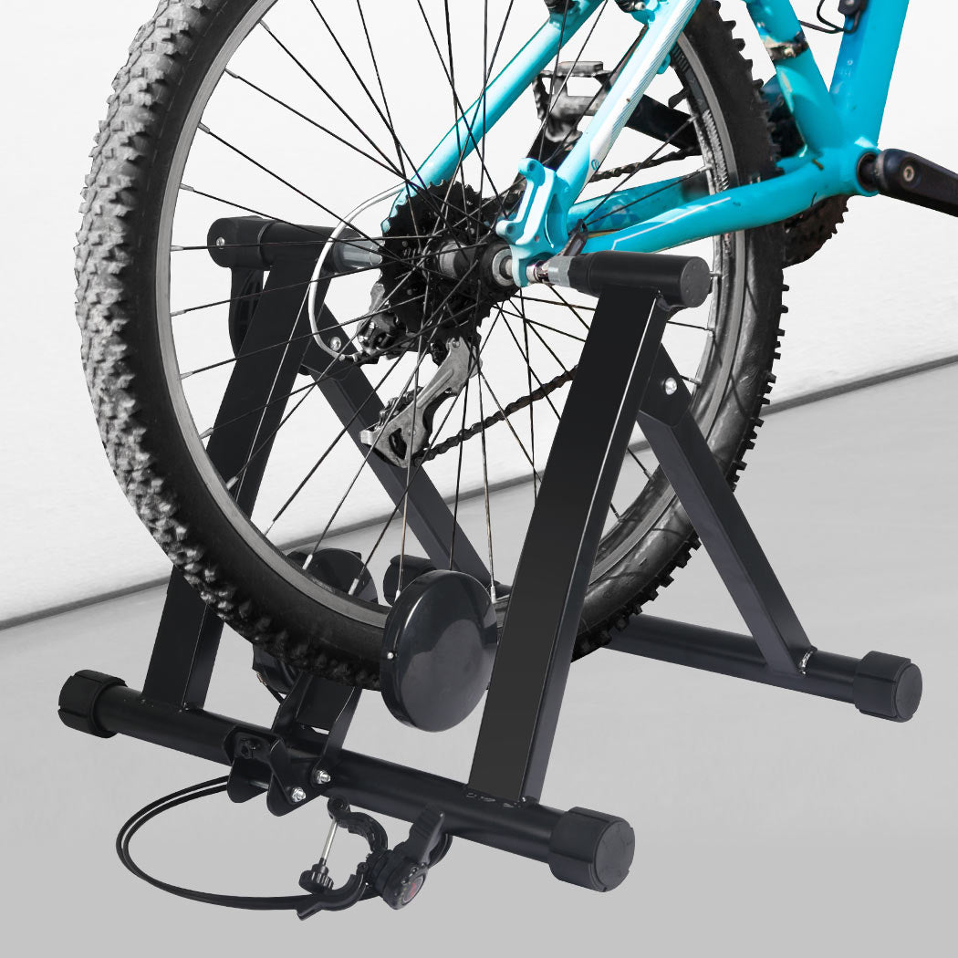 Bicycle Trainer Stand Indoor Bike Training Rack Portable Home Fitness Cycling