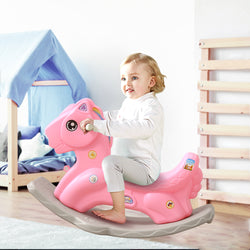 Ride on Horse Kids Play Toy Pink