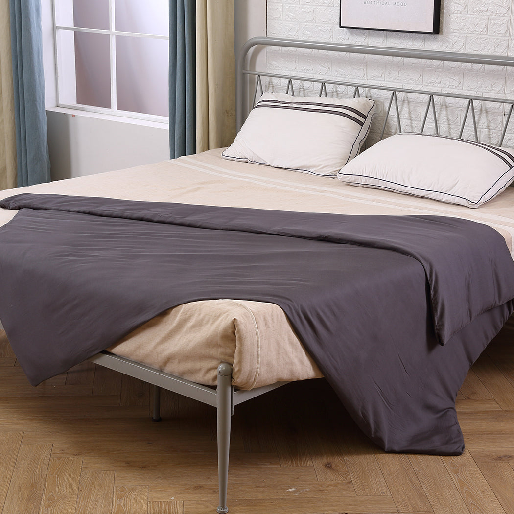 11KG Weighted Blanket Promote Deep Sleep Anti Anxiety Double Dark Grey