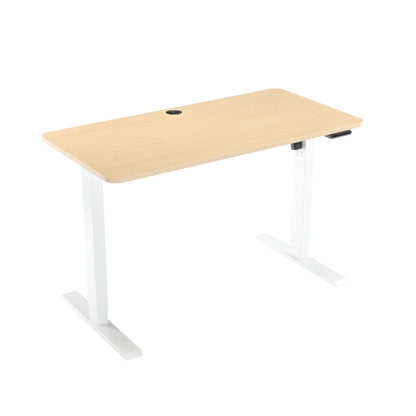 1.2m Sit And Stand Desk in Natural/White