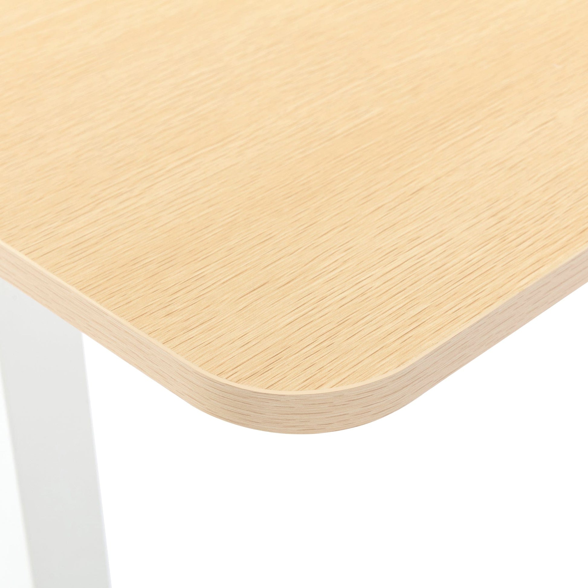 1.2m Sit And Stand Desk in Natural/White