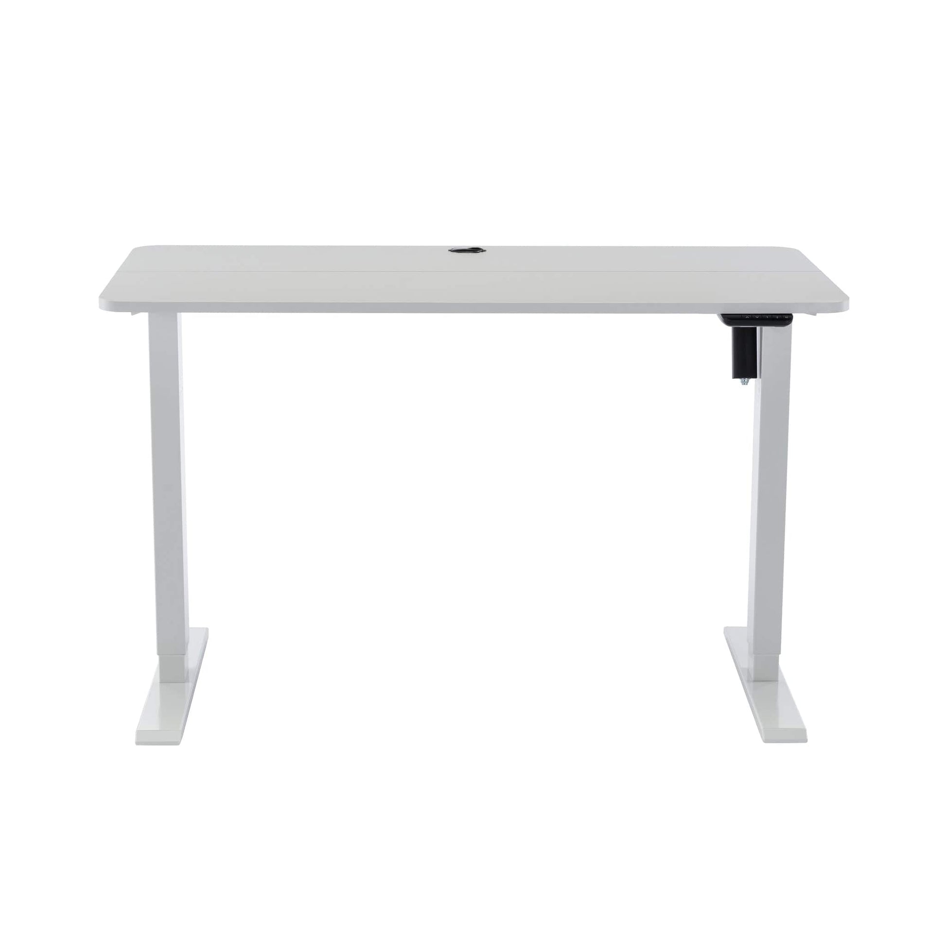 1.2m Sit And Stand Desk in Natural/White