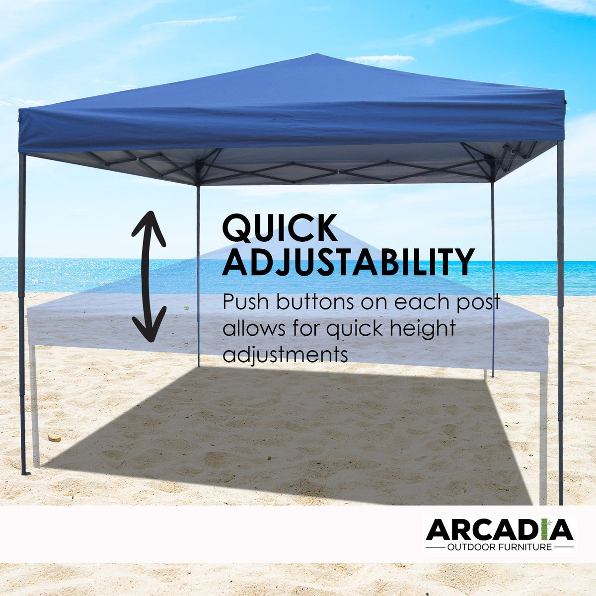 3 Metre Outdoor Gazebo Tent - Navy