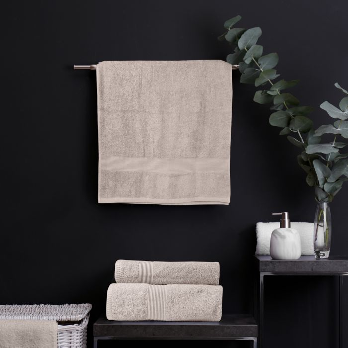 Comfort Cotton Bamboo Towel 5pc Set - Beige