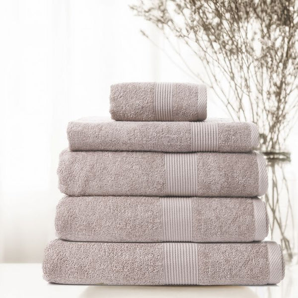  Comfort Cotton Bamboo Towel 5 Piece Set - Champagne