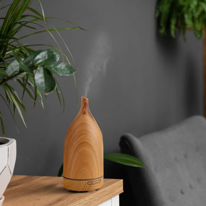 100ml Ultrasonic Aroma Diffuser - Light Wood