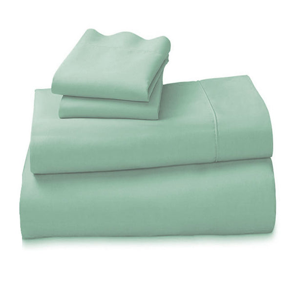  Arabella 100% Cotton 1000TC King Sheet Set Sage