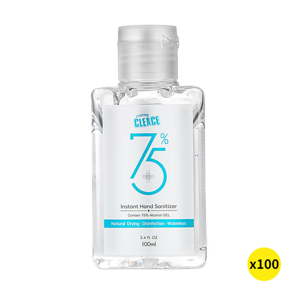  100x Hand Sanitiser Sanitizer Instant Gel Wash 100ML