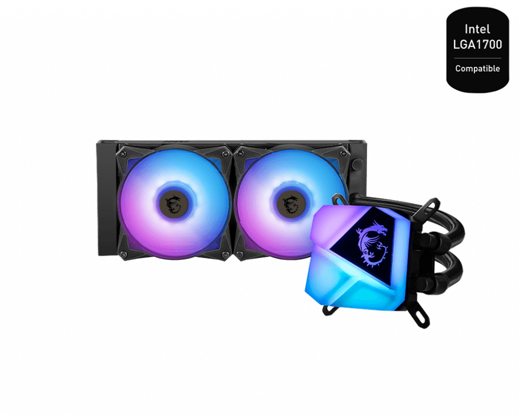 MSI MAG CORELIQUID C240 Liquid CPU Cooler.