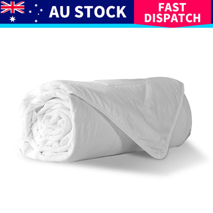 100% Wool Quilt Luxury Doona Duvet Down 600GSM Winter Summer Queen