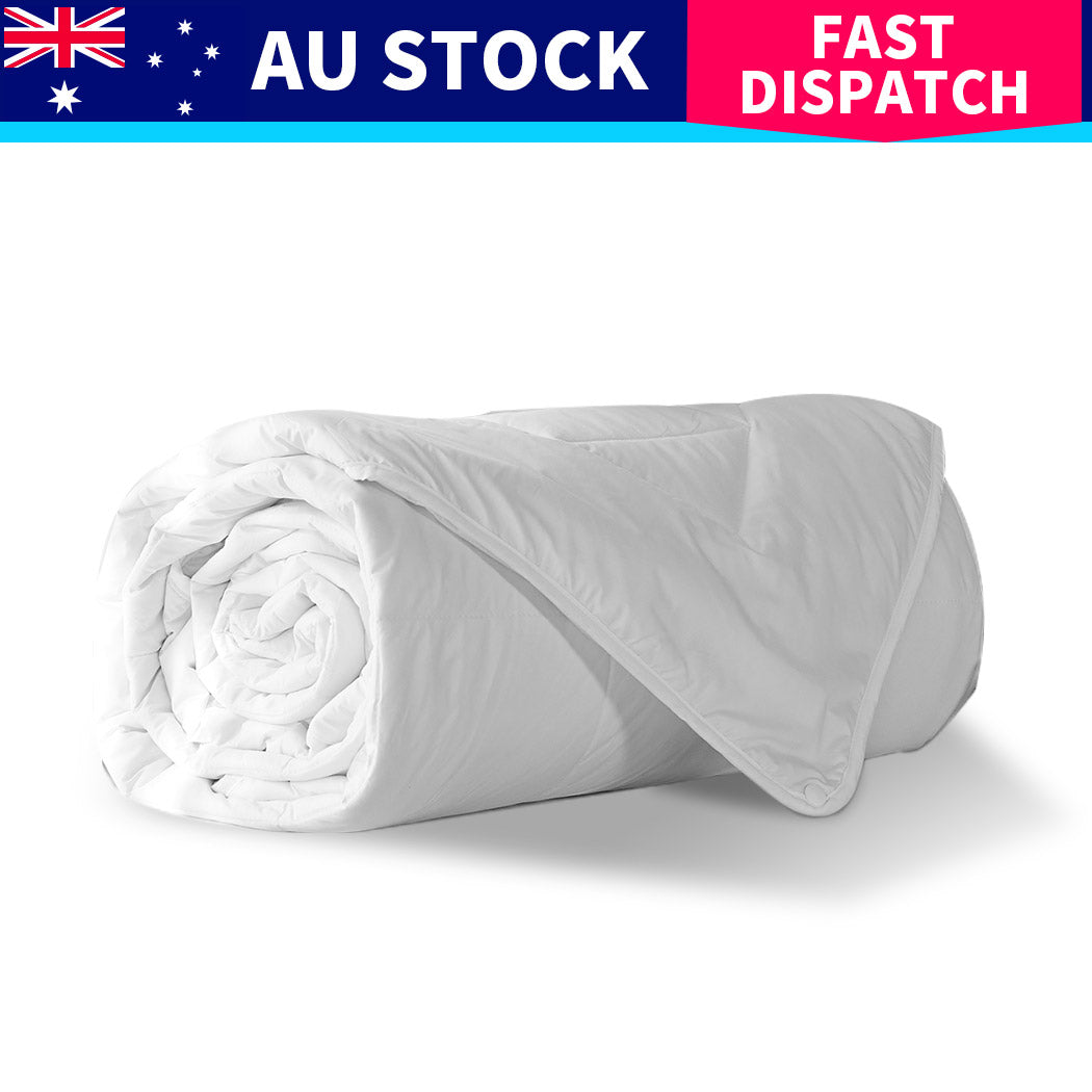 100% Wool Quilt Luxury Doona Duvet Down 600GSM Winter Summer Super King