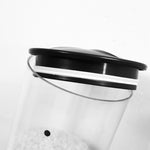 Wall Mounted Triple Cereal Dispenser Dry Food Storage Container