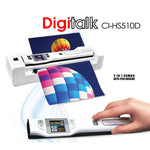 Digitalk 2-in-1 Combo Portable A4 1200DPI Photo & Document Scanner (CI-HS510D)