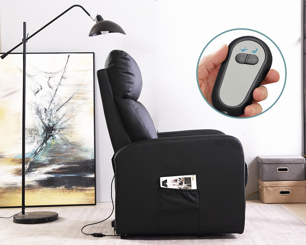 Electric Massage Chair Recliner Chairs Full Body Neck Heated Seat Black