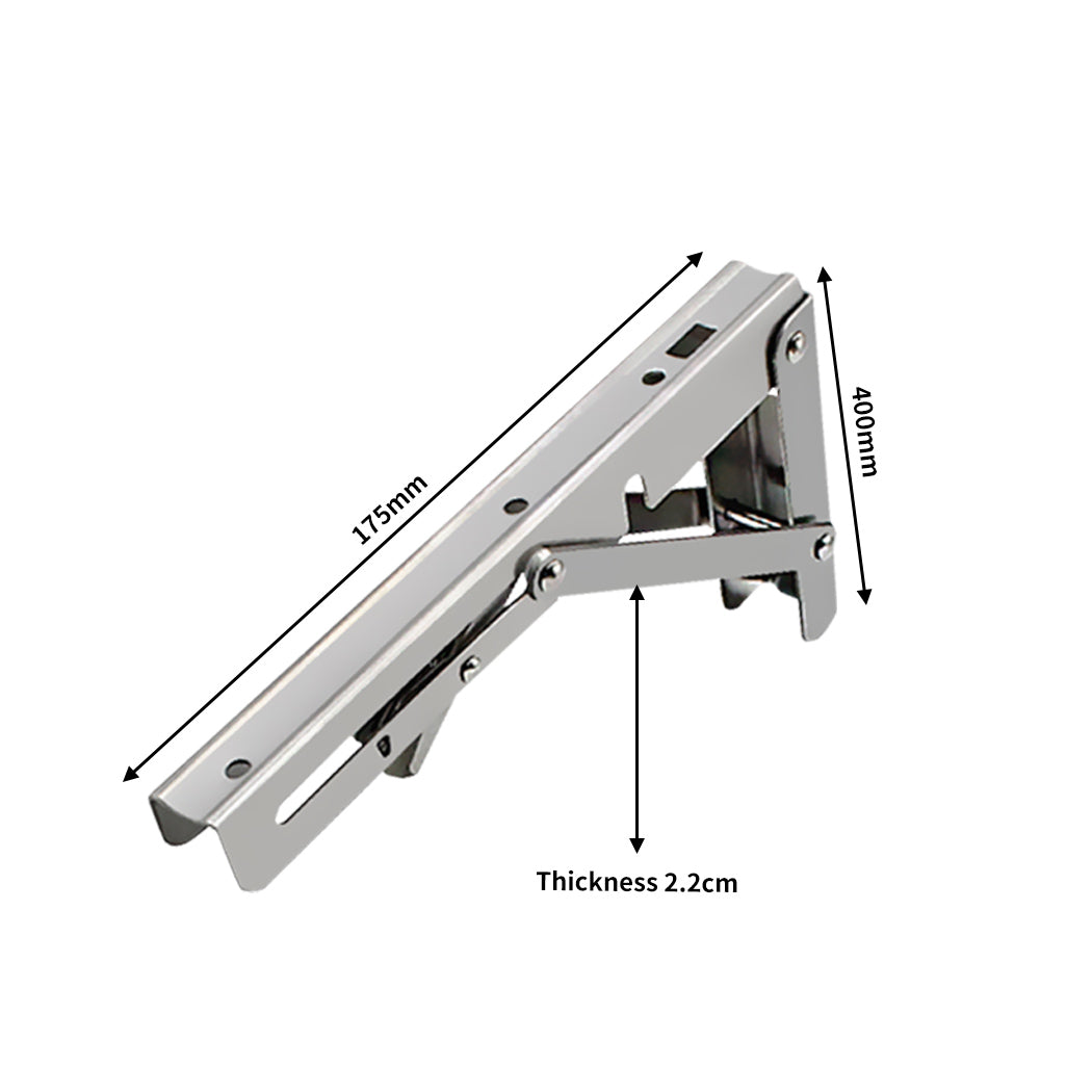 2Pcs 16" Folding Wall Shelf Bench