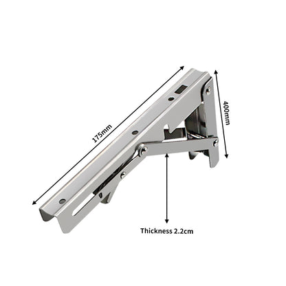 2Pcs 16" Folding Wall Shelf Bench