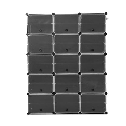 Cube Cabinet Shoe Storage 10 Tier 3 Column