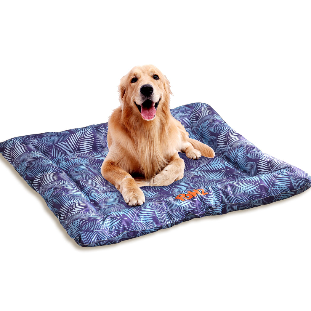 idropship Anti-bug Dog Cooling Bed-76x65 cm-Pine Pattern Extra Large