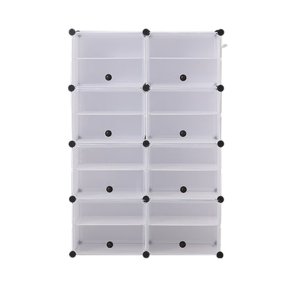 Shoe Cube Cabinet Rack Shelf Stackable 8 Tier