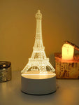 1pc Eiffel Tower Design Decoration Light