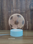 1pc Soccer Design Decoration Light