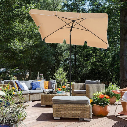 2.4m Rectangular Beach Umbrella