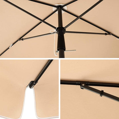 2.4m Rectangular Beach Umbrella